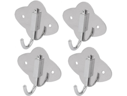 Gancho de pared individual CHABERLU para toallas, 4 unidades.