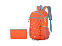 Mochila Oxford para actividades al aire libre, multifuncional, resistente al agua, ideal para viajes, montañismo y acampada. Color naranja.