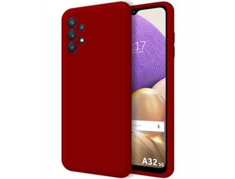 Carcasa Samsung Galaxy A32 5G TUMUNDOSMARTPHONE Silicona Líquida Rojo