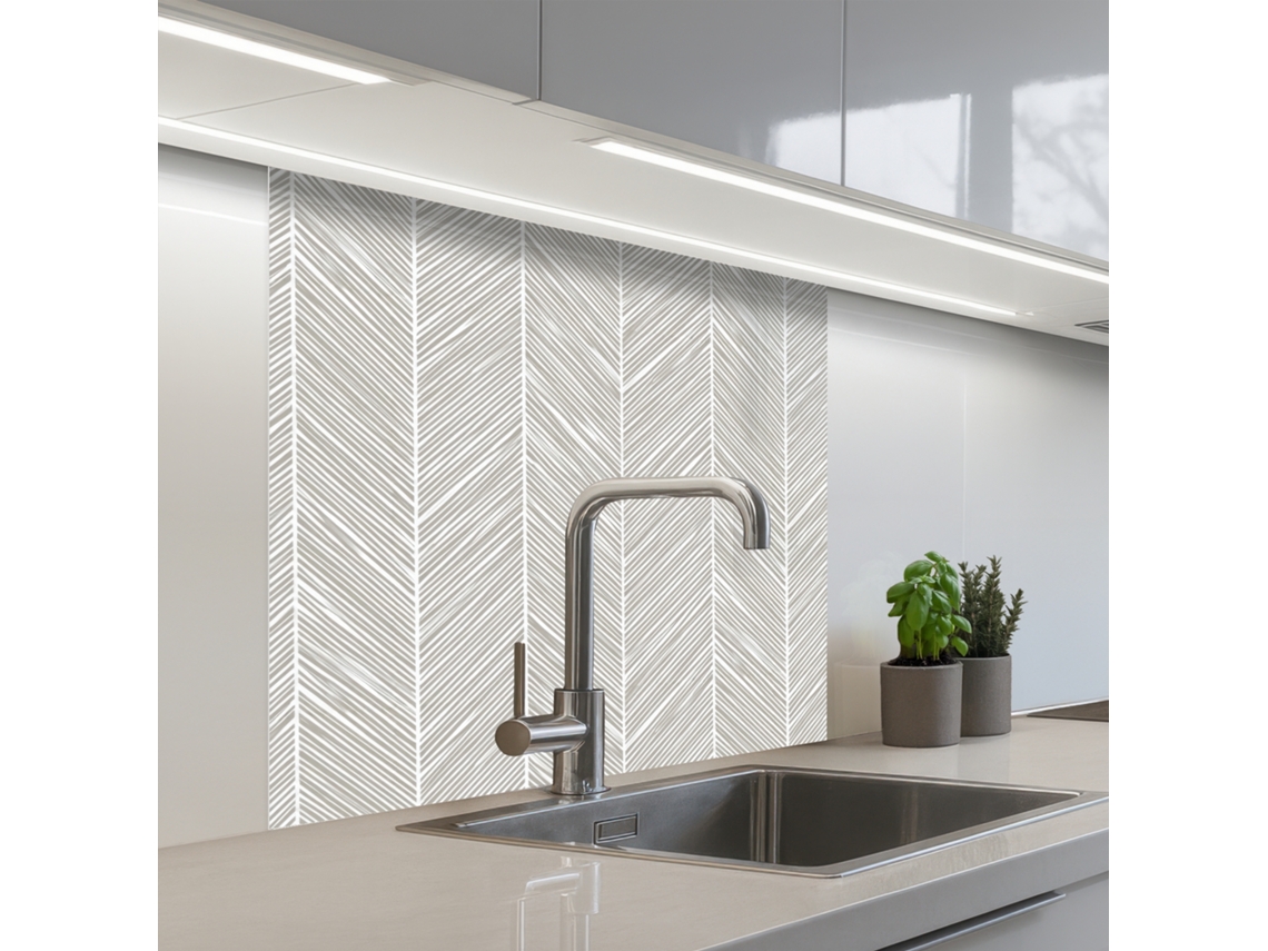 Salpicaderos De Cocina Classic - Espiga - Gris 80x80 Cm