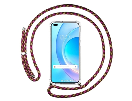 Carcasa Huawei Honor 50 Lite 5G / Nova 8i TUMUNDOSMARTPHONE Colgante Rosa