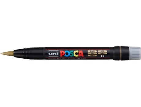 Marcador POSCA PCF-350 Punta Pincel Dorado (Punta de 1 a 10 mm)