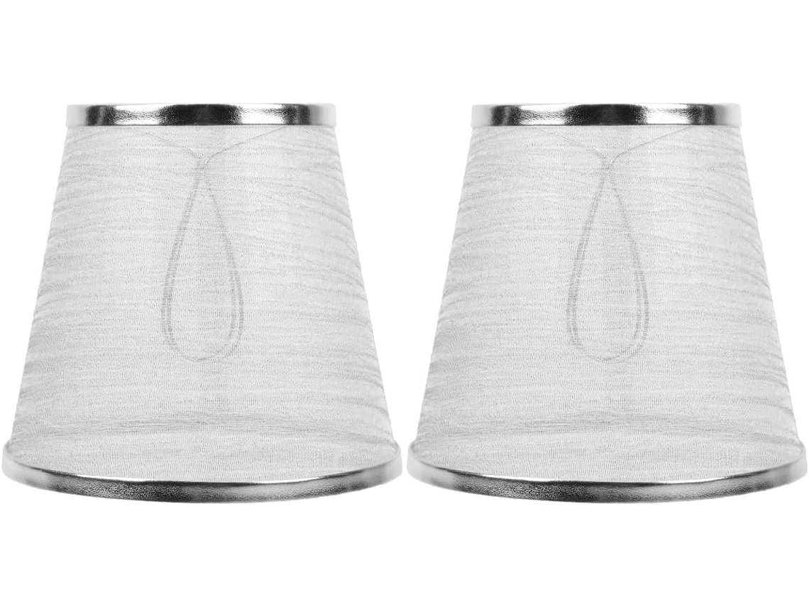 Lámpara De Pared Redonda De 2 Piezas Con Cubierta De Tela, Material Para Fiestas, Tinte Moderno