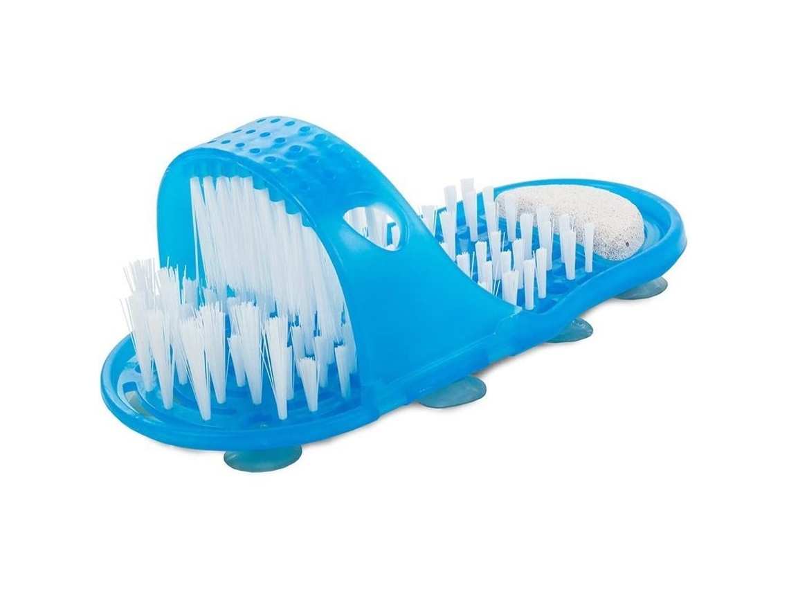 Cepillo Para Pies Para Limpieza Y Masaje, Con Superficie Lijable Para Eliminar Callosidades.
