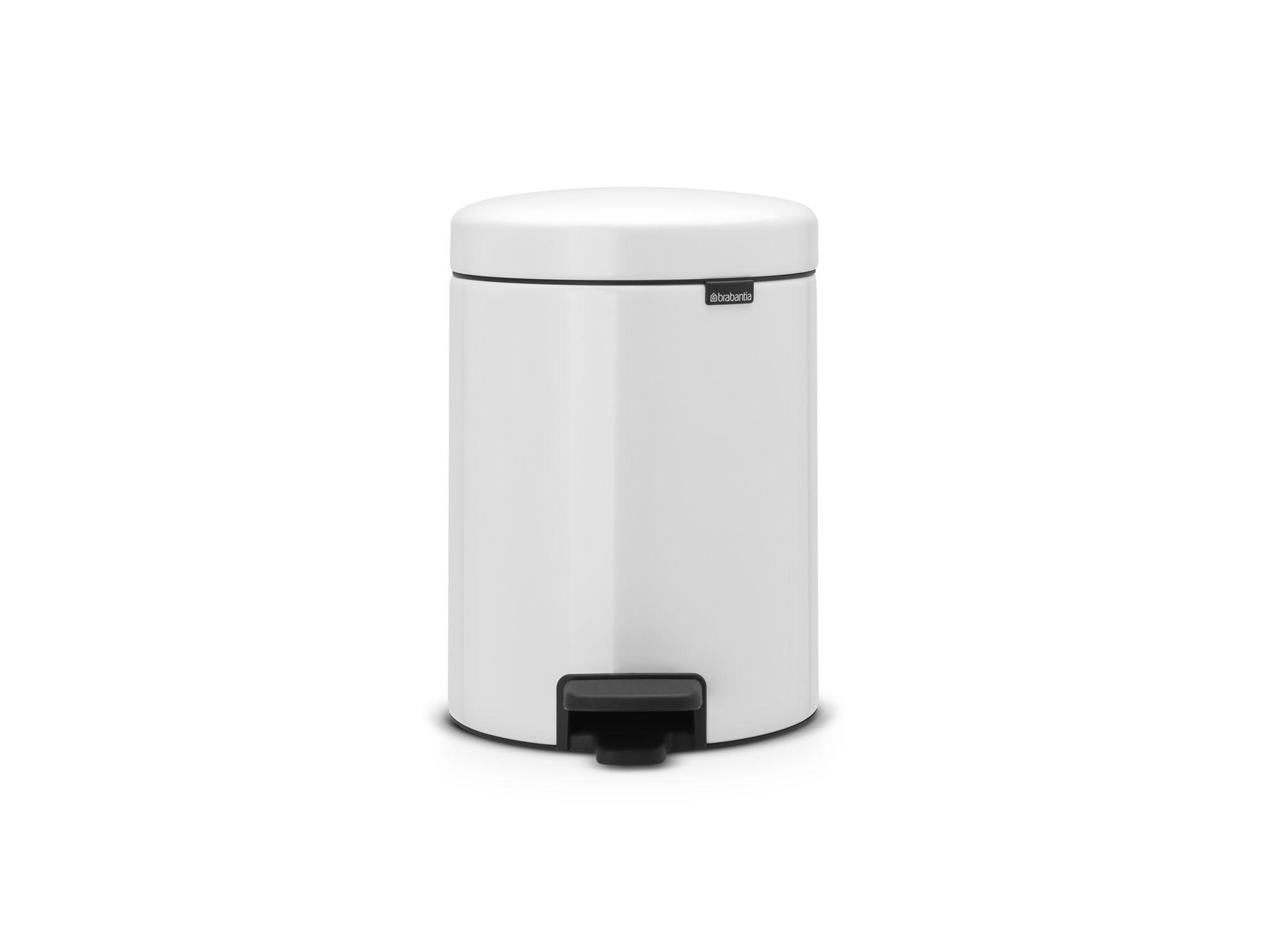 Cubo de Basura BRABANTIA Newicon (5 l - Blanco)