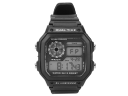 Reloj Deportivo Digital Para Hombre, Resistente Al Agua, Con Cronómetro, Alarma, Luz Nocturna Y Color Negro.