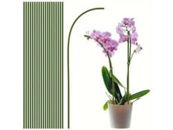 10 varillas de soporte flexibles para plantas de 18 pulgadas, color verde, Siurn
