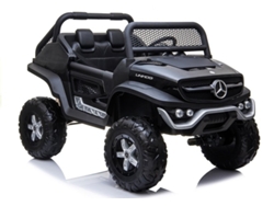 Coche eléctrico Mercedes Unimog Negro B.active
