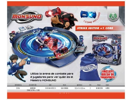 Figura GIOCHI-PREZIOSI Monsuno Strike Playset + Core (Unidad) (Edad Mínima: 4 Años)
