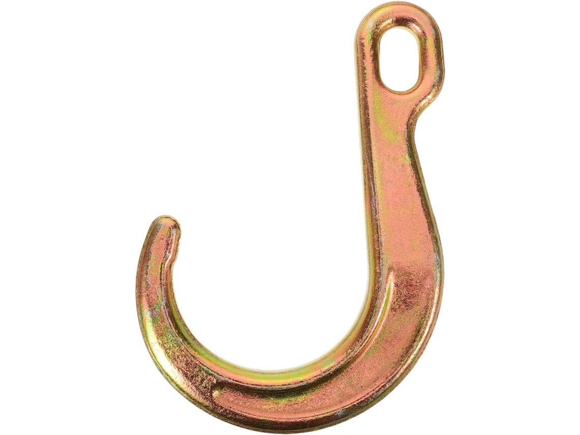 Gancho En J Galvanizado De 20 Cm, Hierro De Repuesto De Alta Resistencia Para Grúas Y Camiones.