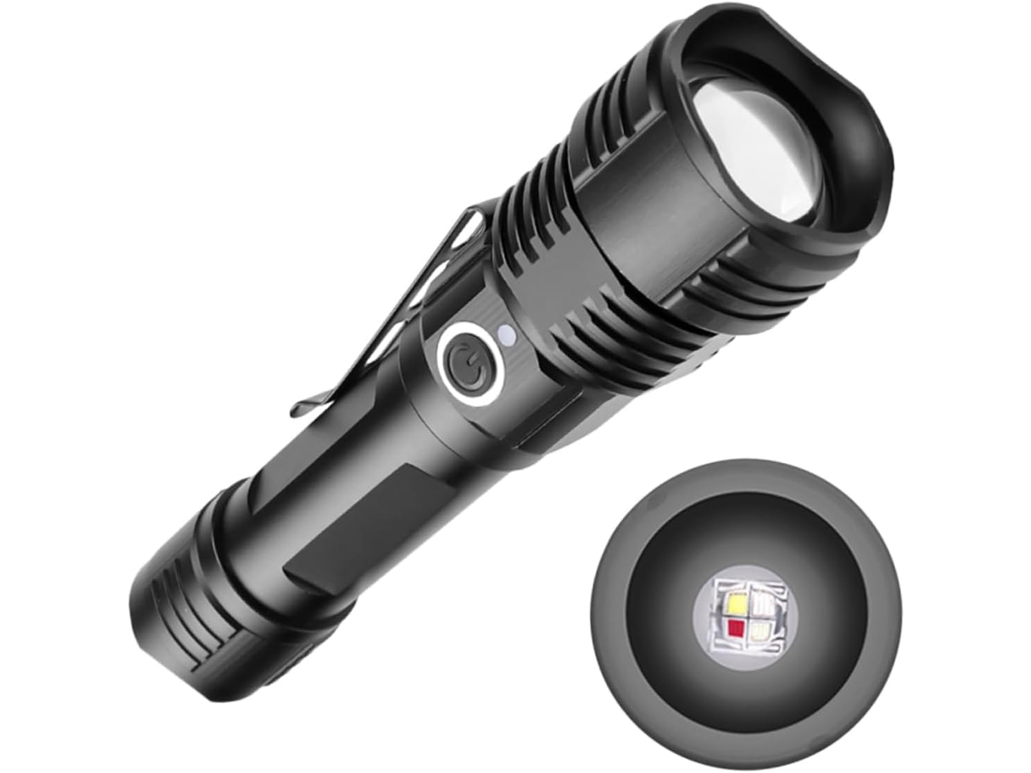 Lámpara ultrabrillante con modos ajustables para camping y viajes. Iluminación práctica y sin OMG.
