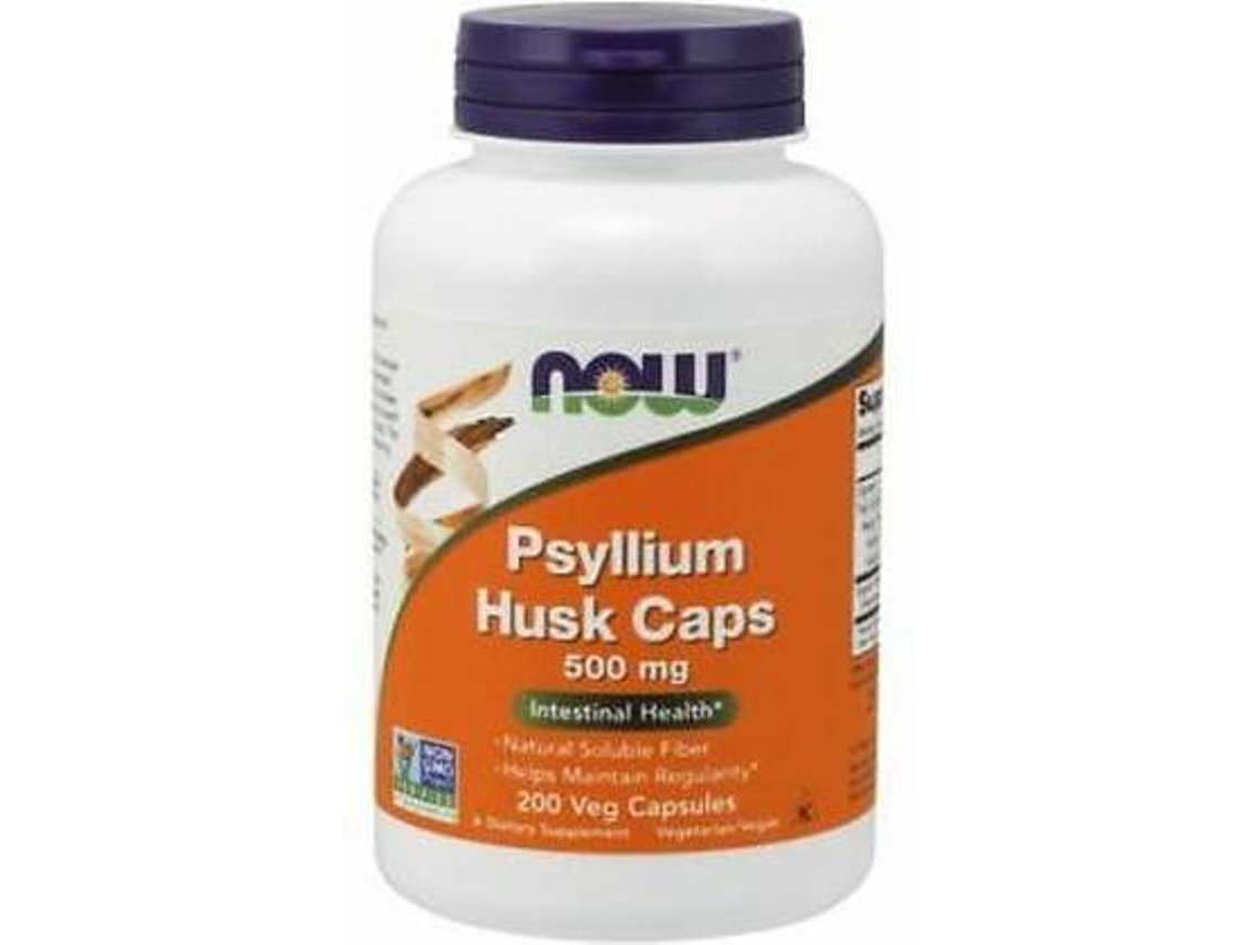 Complemento Alimentar NOW Casca De Psyllium (200 cápsulas)