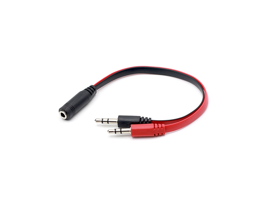 Cable Divisor De Audio Doble De 3,5 Mm Hembra A Doble Con Micrófono Para Teléfono Móvil Y Ordenador.