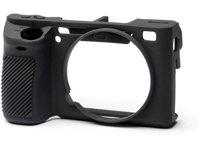 Funda silicona EASYCOVER Sony A6500 Negro