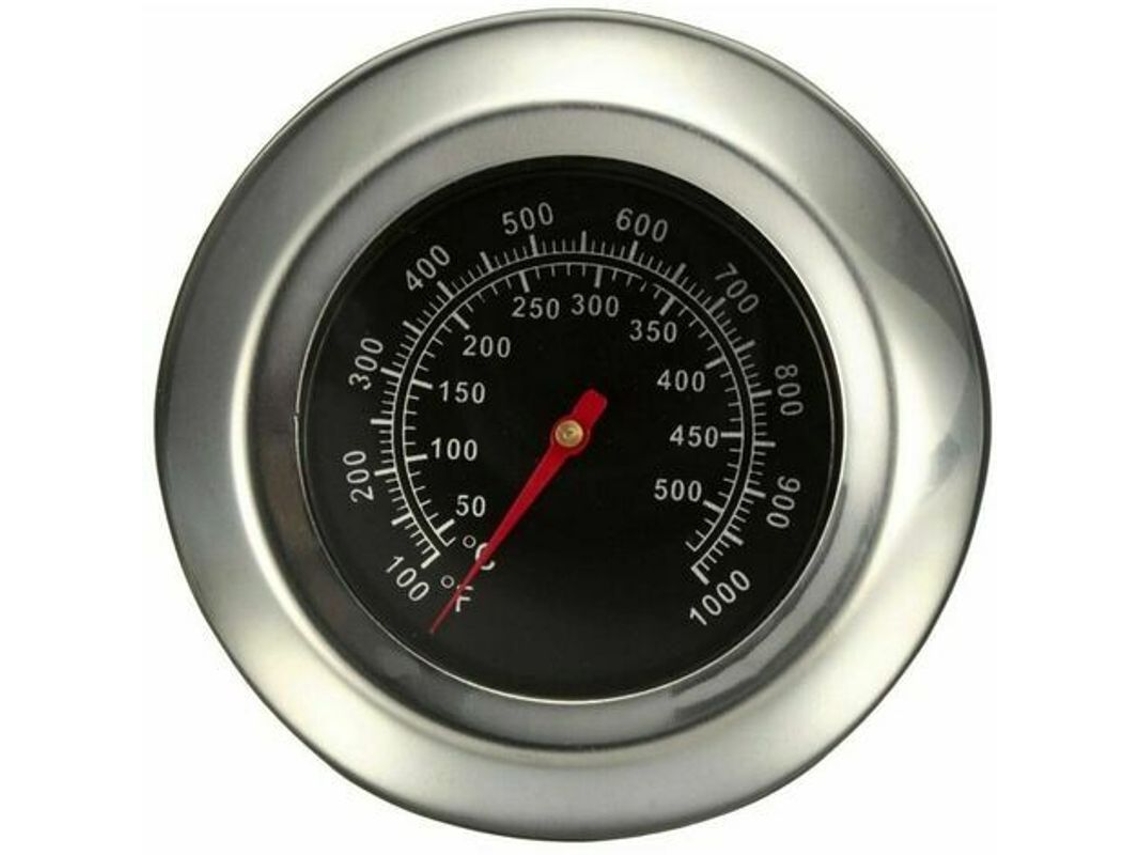 Termómetro De Horno De Acero Inoxidable Para Barbacoas Con Puntero Rojo Visible.