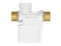 Válvula solenoide elétrica com rosca macho G1/2 para dispensador de água, máquina de lavar louça e máquina de lavar roupa, entrada de água DC12V.