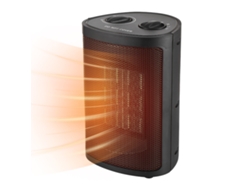 Calefactor Portátil De 1500 W Con 2 Modos De Calefacción, Termostato Ajustable Y Apagado Automático Anticaída.