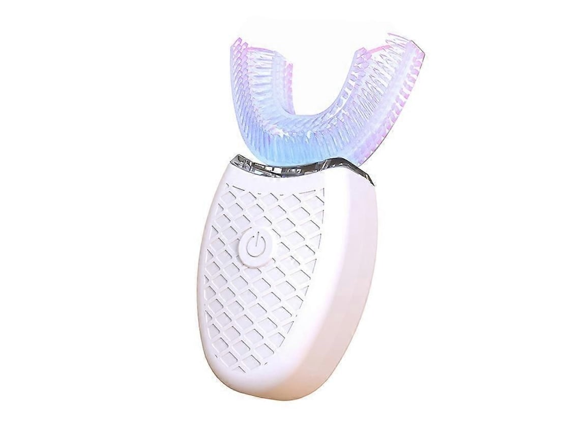 Escova De Dentes Elétrica Ultrassônica 360 Nano Silicone Em Formato De U, Automática, Recarregável Via Usb E Sem Fio.