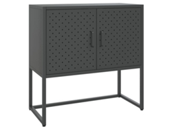Aparador de 75x35x75 cm, acero antracita, MAISON EXCLUSIVE
