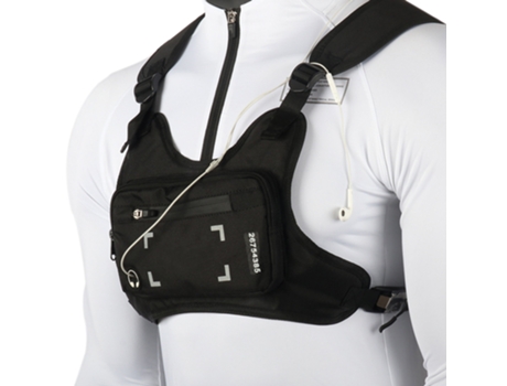 Mochila táctica para hombre, mochila impermeable de nailon para montañismo, bolsa de fitness multifuncional para exteriores (negro)