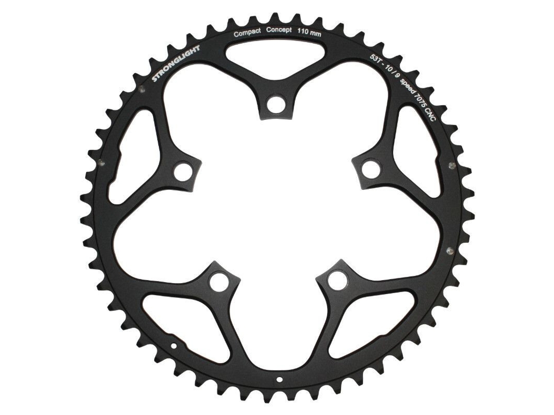 Placa de calle de 5 radios STRONGLIGHT 7075 Type Shimano
