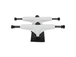 2 Piezas Soporte De Skateboard Puente Profesional De Aleación De Aluminio Magnesio 5 Pulgadas Blanco