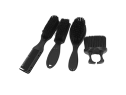 Set De 4 Cepillos Para Barba Hombre Para Estilizar Y Limpiar