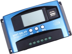Controlador solar USB de 50 A con pantalla LCD, regulador de batería y protección. Gokoco
