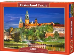 Puzzle CASTORLAND Wawel Castle by night, Poland (1000 Piezas)