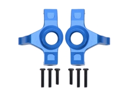 2 Piezas De Copa De Dirección De Aleación De Aluminio Para Coche Rc Mjx 16208 16207 16210 1/16 Azul Oscuro