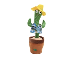 Peluche Interactivo Cactus Bailando Arzopa | Hawái | Repetir Escucha | 120 Canciones