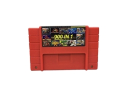 Placa de consola de juegos Super DIY Retro 900 en 1 Pro para juegos de 16 bits, roja GOKOCO