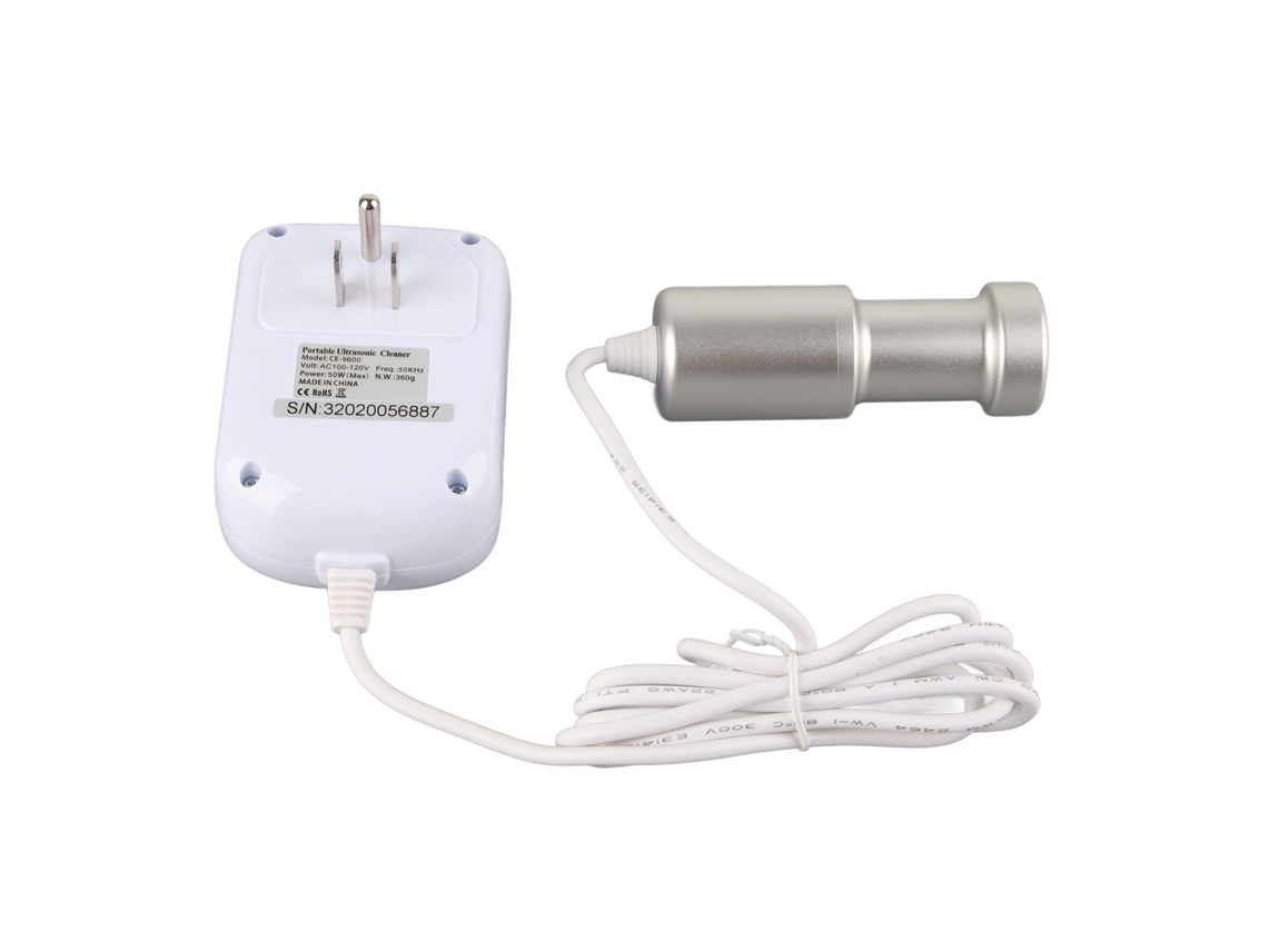 Limpiador Ultrasónico Portátil De 50 Khz Para Vasos, Joyas, Frutas Y Verduras Con Depósito De Aleación De Aluminio.