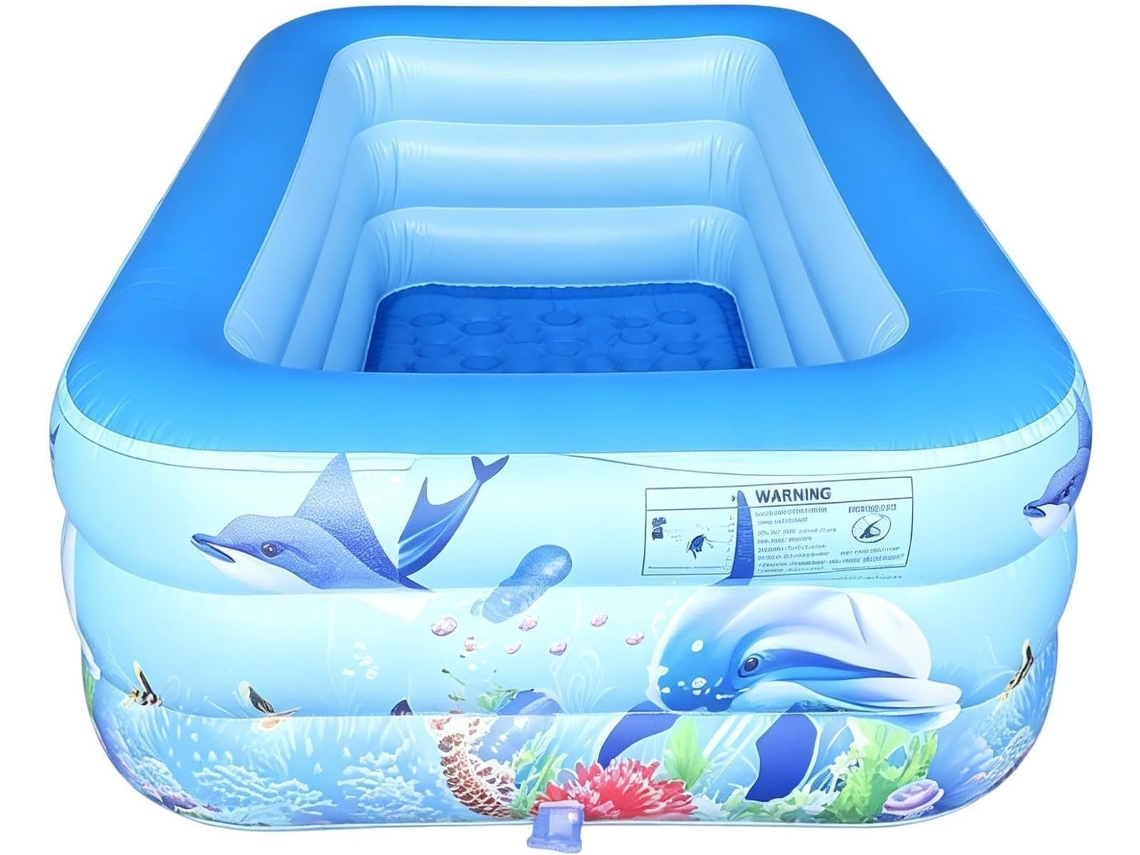 Piscina Tumbona Inflable Plegable,piscinas Natación Temporada Verano Exterior Jardín Cumpleaños
