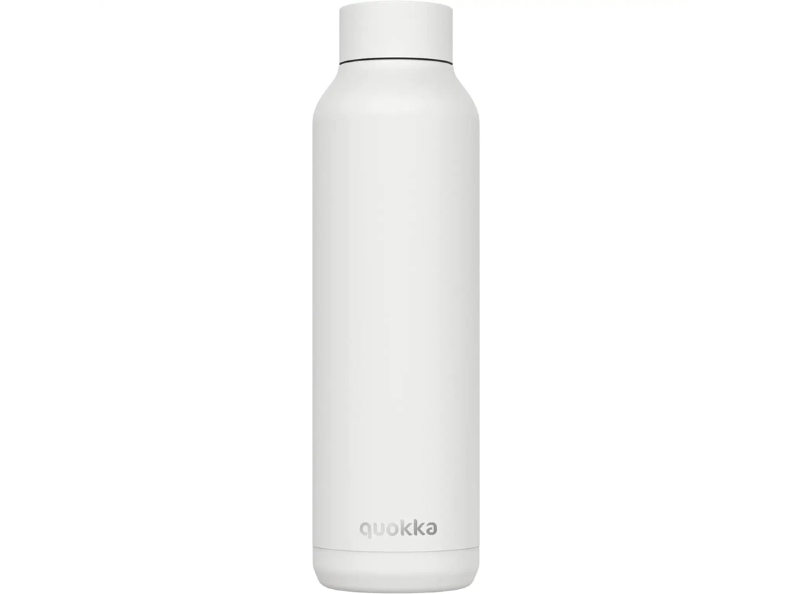 Botella térmica Quokka blanca sólida de 630 ml