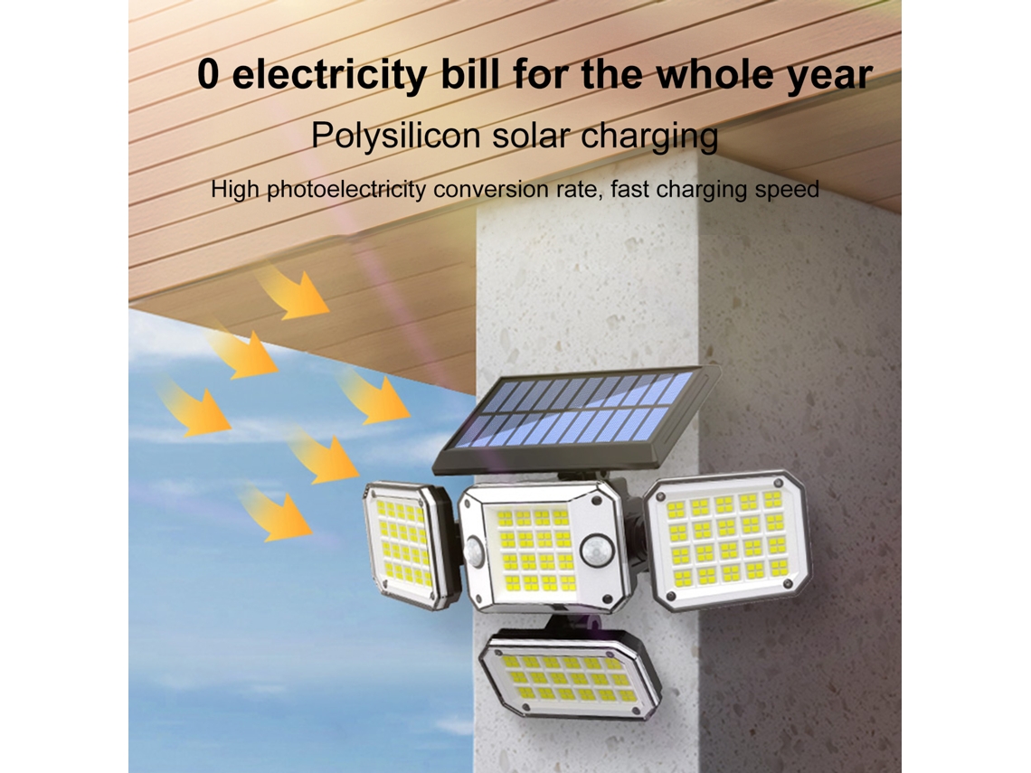2026-lámparas Solares Exteriores Impermeables Con Sensor De Movimiento Para Jardín, Pared, Patio Y Balcón