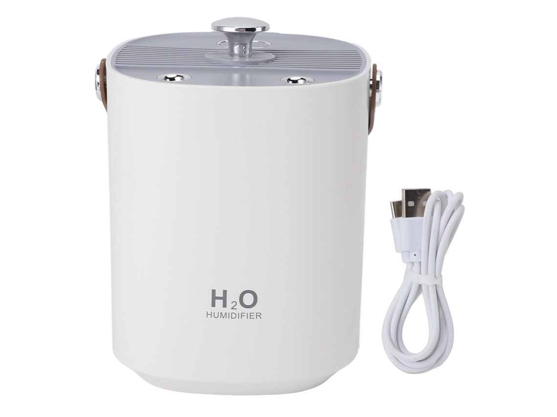 Humidificador Portátil Con Dos Boquillas Silenciosas, Capacidad De 1,2 L, Para Dormitorio/oficina, Gran Volumen De Vapor, Blanco.
