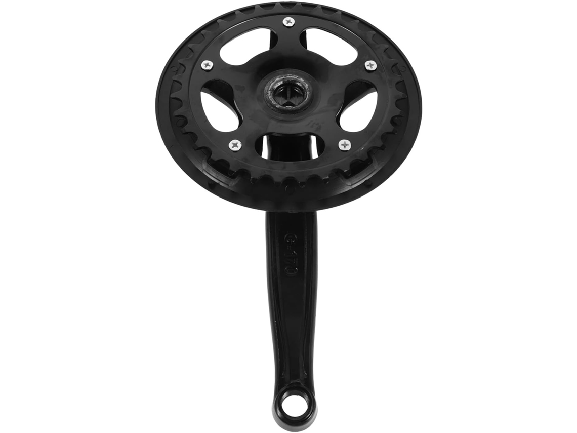 Bielas de un solo plato con 32 dientes y eje cuadrado para bicicletas de montaña, fabricadas en aleación de aluminio.
