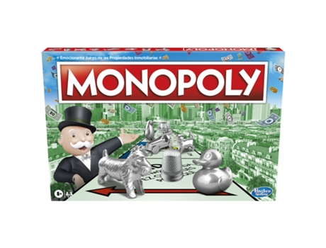 Juego de Mesa MONOPOLY Clássico (Edad Mínima Recomendada: 8 años - Versión Español)