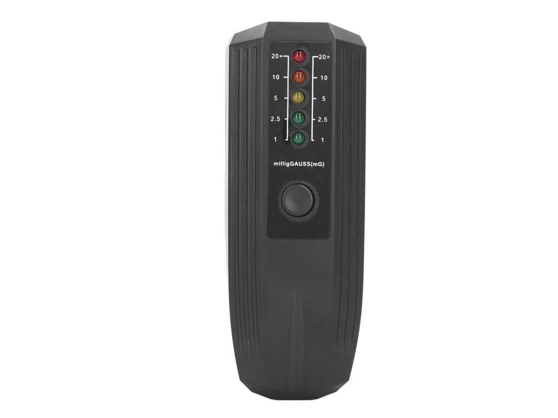 Testador de Força Eletromotriz EMF com Indicadores LED, Detector de Radiação Eletromagnética, 50/60Hz, Preto
