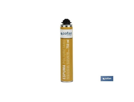 Espuma poliuretano a pistola 750ml