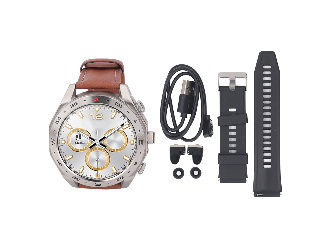 Reloj Inteligente Y Auricular 2 En 1 Llamada Bluetooth Hd Múltiples Deportes Batería De Larga Duración