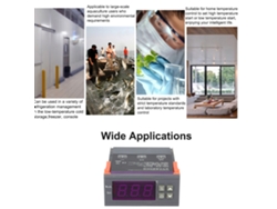 Controlador Digital Inteligente De Temperatura Mh-1210w Con Sensor De Alta Precisión Para Calefacción/refrigeración.