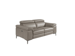 Sofá de 2 Plazas ANGEL CERDA  (170 x 102 x 97 cm - Piel Vacuno - Gris)