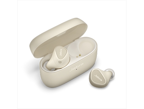 Auriculares Bluetooth JABRA Elite 5 (In Ear - Micrófono - Beige Dorado)