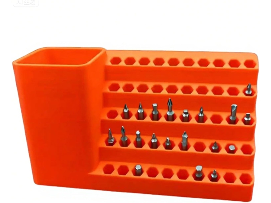 Almacenamiento De Brocas Hexagonales, Organizador De Tablero Perforado - Soporte Para Accesorios