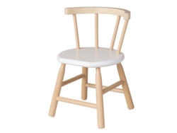 VAN DIJK TOYS Chair, curved backrest white wash