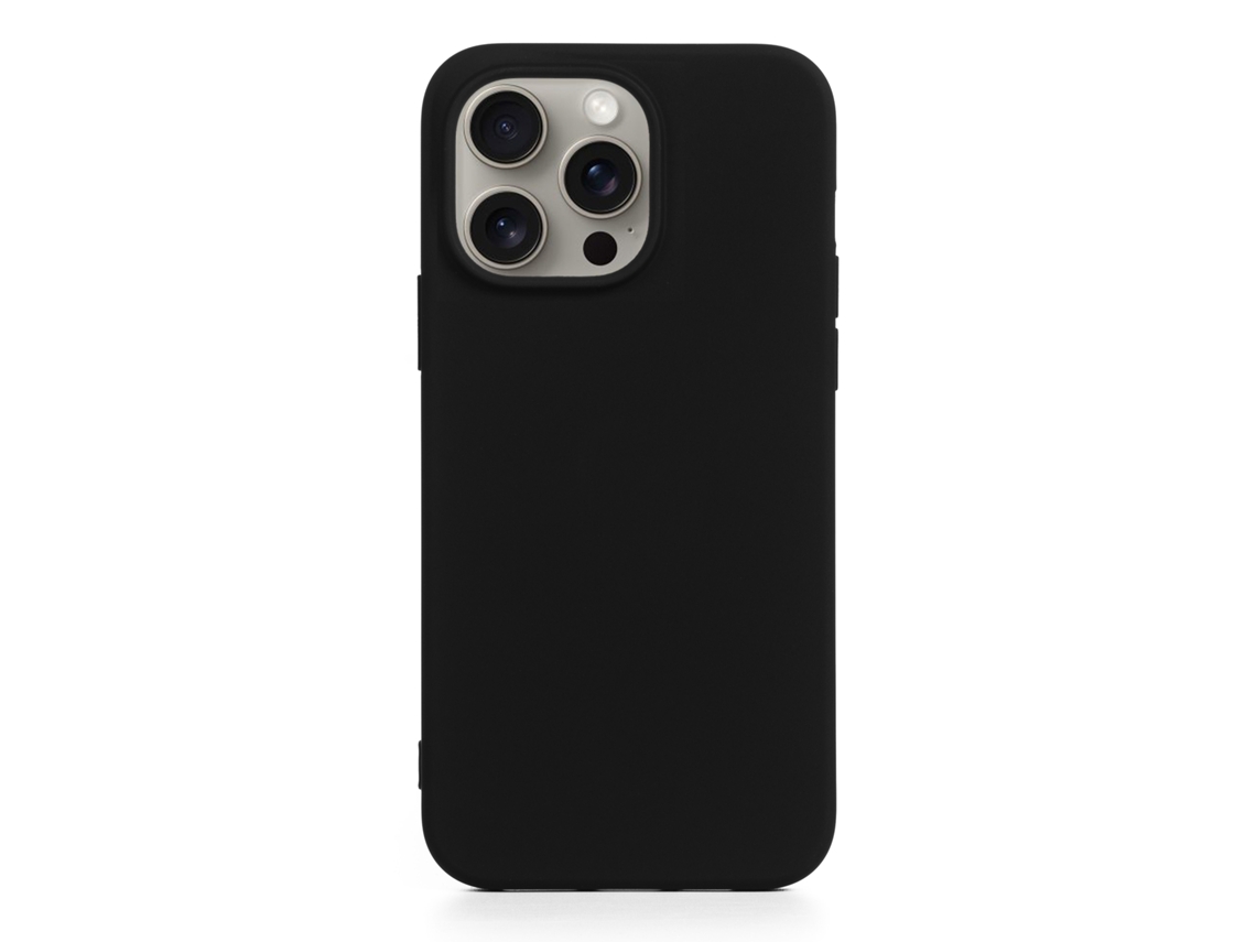 Carcasa De Silicona Essential Para Iphone 15 Pro. Interior Aterciopelado Suave.