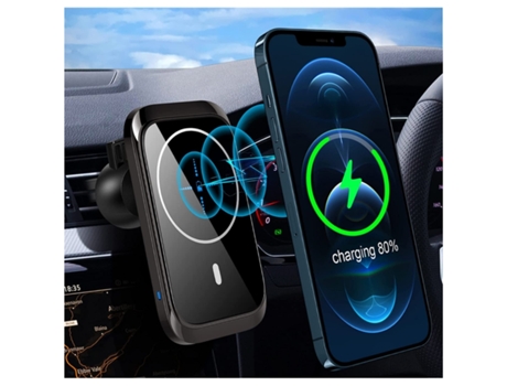Cargador Carro Sem Ali para iPhone 12 Pro Max/12 Mini/12 Pro/12 YIZHOOD Negro