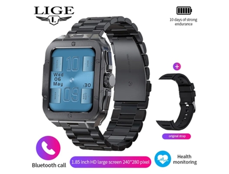 Reloj inteligente para hombre, con Bluetooth, llamada, Monitor en tiempo Real, termómetro, deporte, Fitness, reloj inteligente para Android ios VEA...